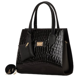 Foto 1 | Bolsa Para Mujer Fana Brina Color Negro Reforzada M3826 !!!
