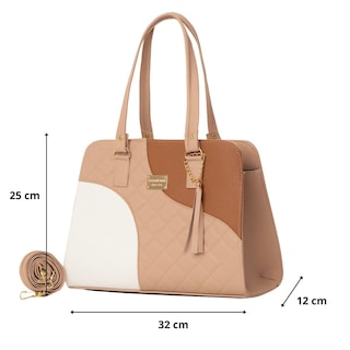 Foto 2 | Bolso De Mujer Fana Aleyna Color Maquillaje / Camel Sensacional M3805 !!!