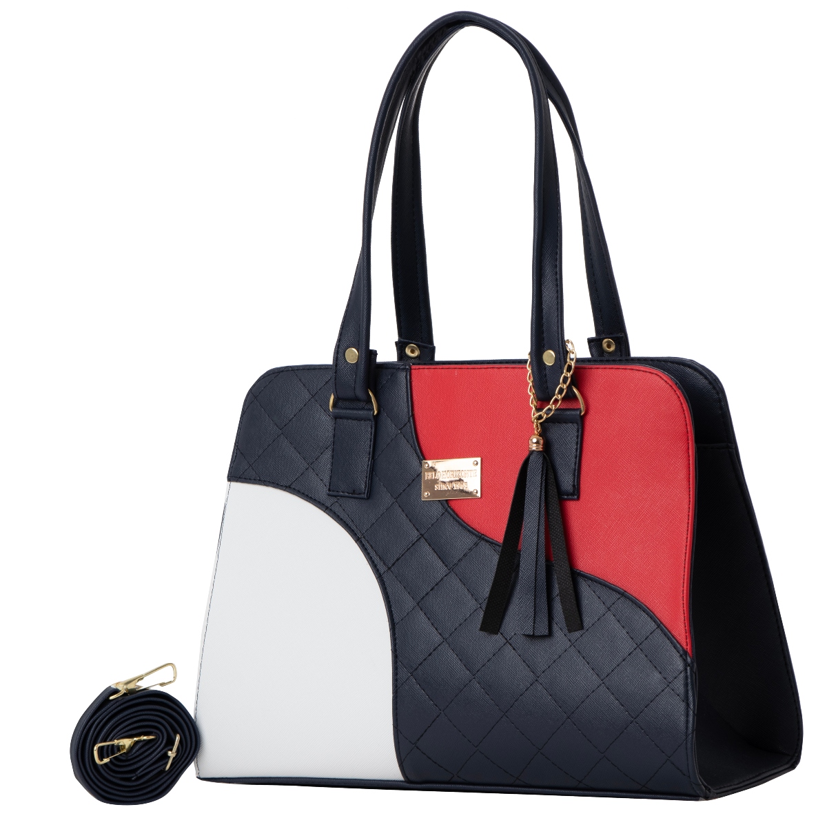Bolsa Para Mujer Fana Aleyna Color Tommy Con Asas M3802 !!!