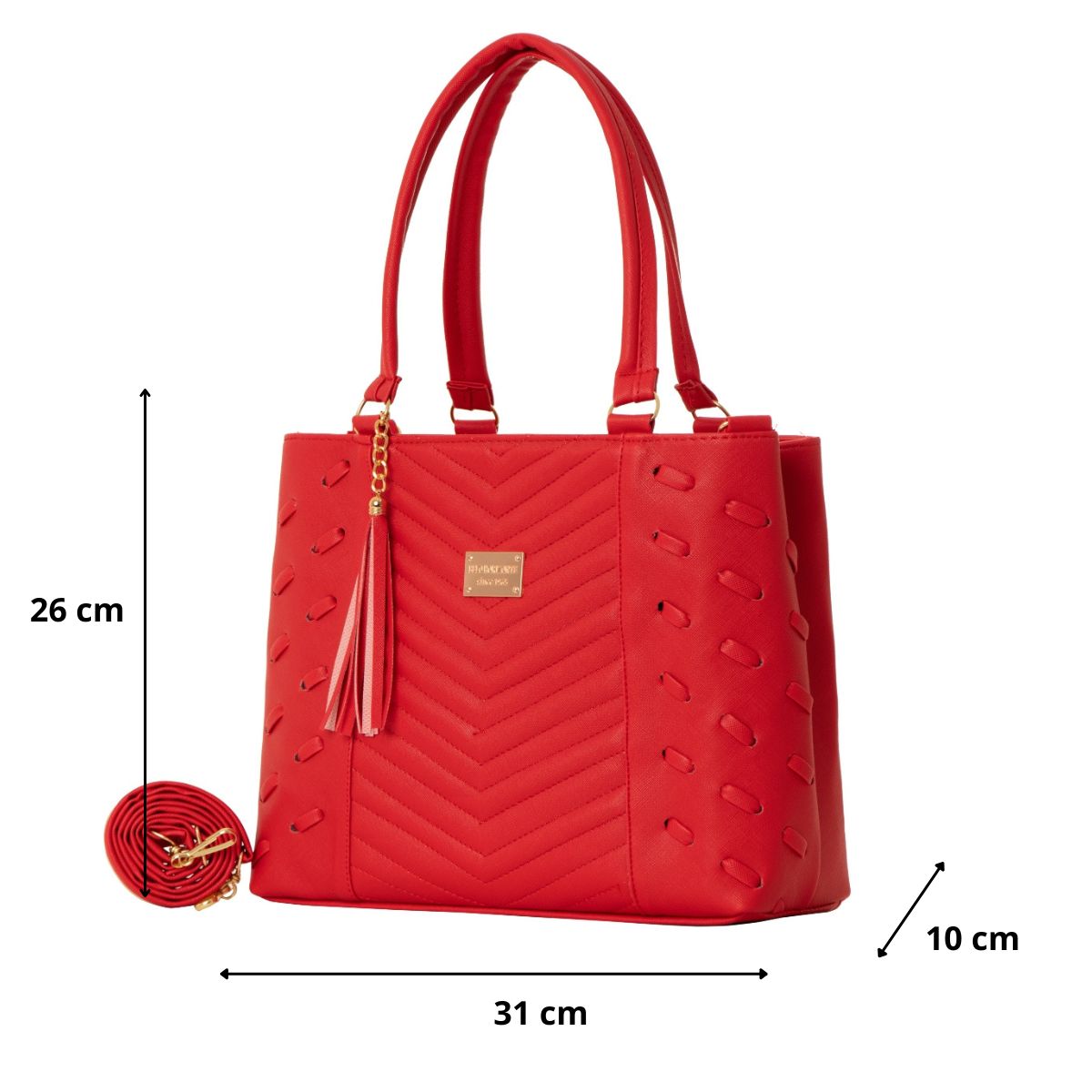 Foto 3 pulgar | Bolsa Para Mujer Fana Cristina Color Rojo Se Única M3876 !!!