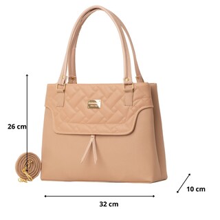 Foto 2 | Bolso De Mujer Fana Amelia Color Maquillaje Con Asas M3741 !!!