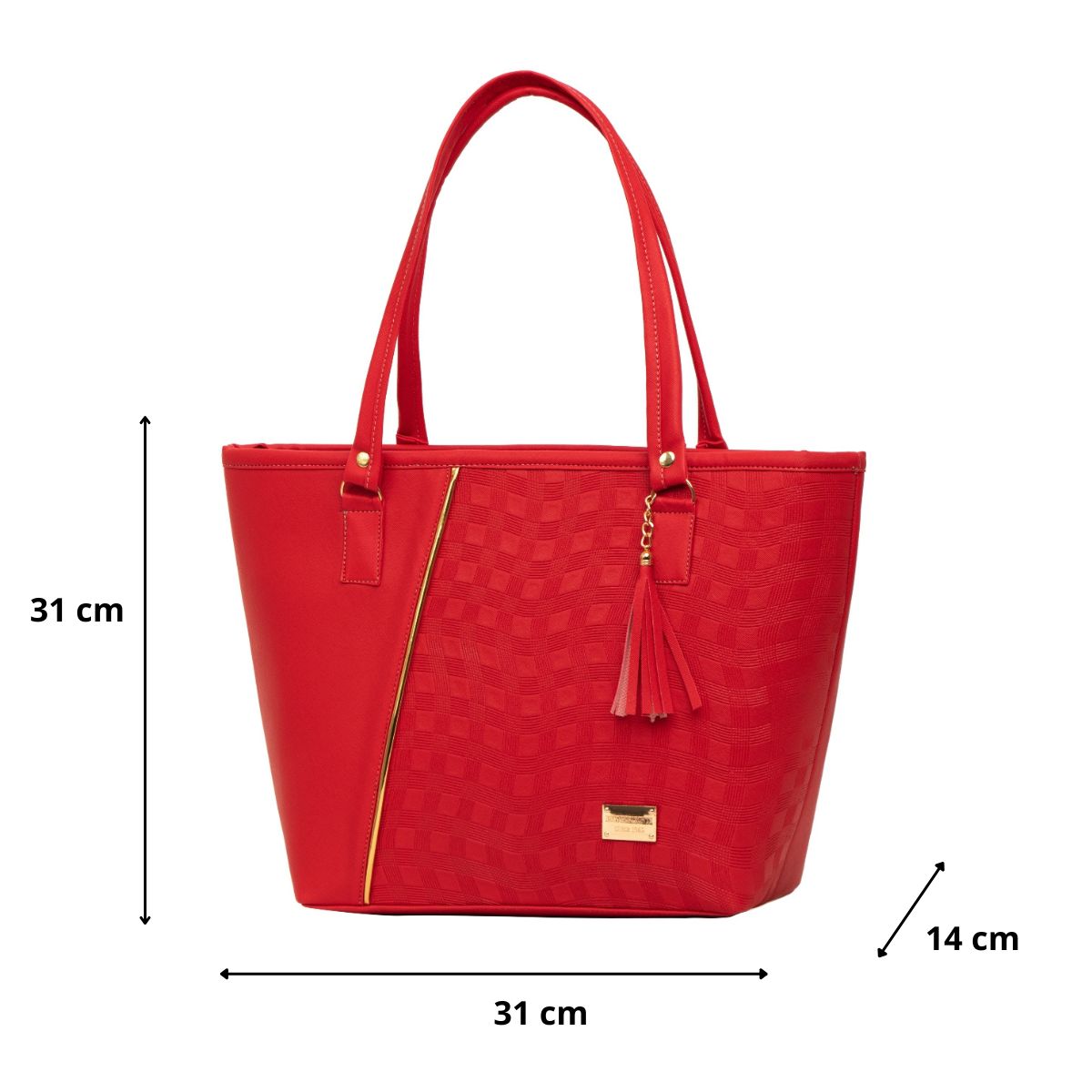 Foto 3 pulgar | Bolsa Para Mujer Fana Cayetana Color Rojo Se Única M3848 !!!