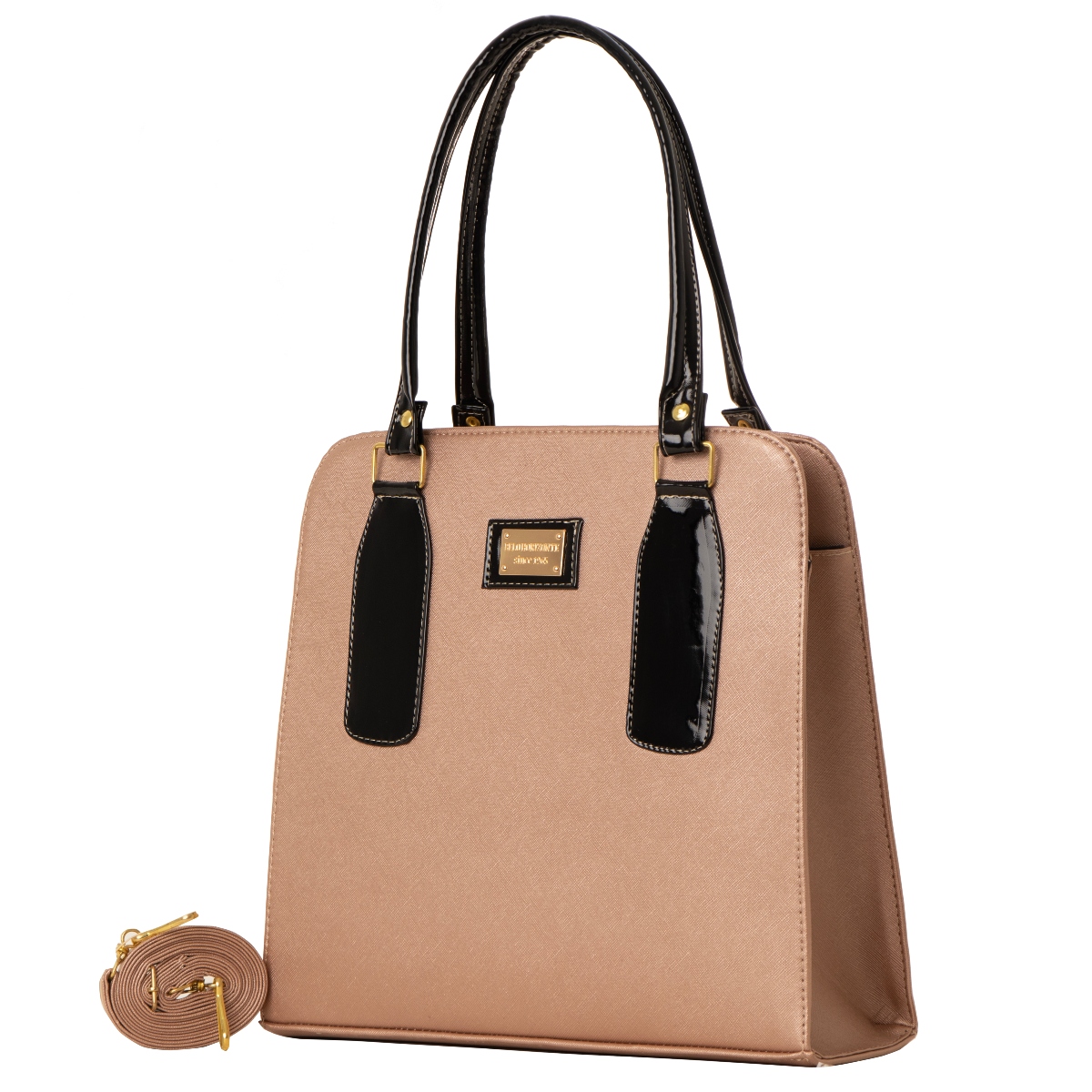 Foto 1 | Bolso De Mujer Fana Cruz Color Oro Rosado Juvenil M3869 !!!