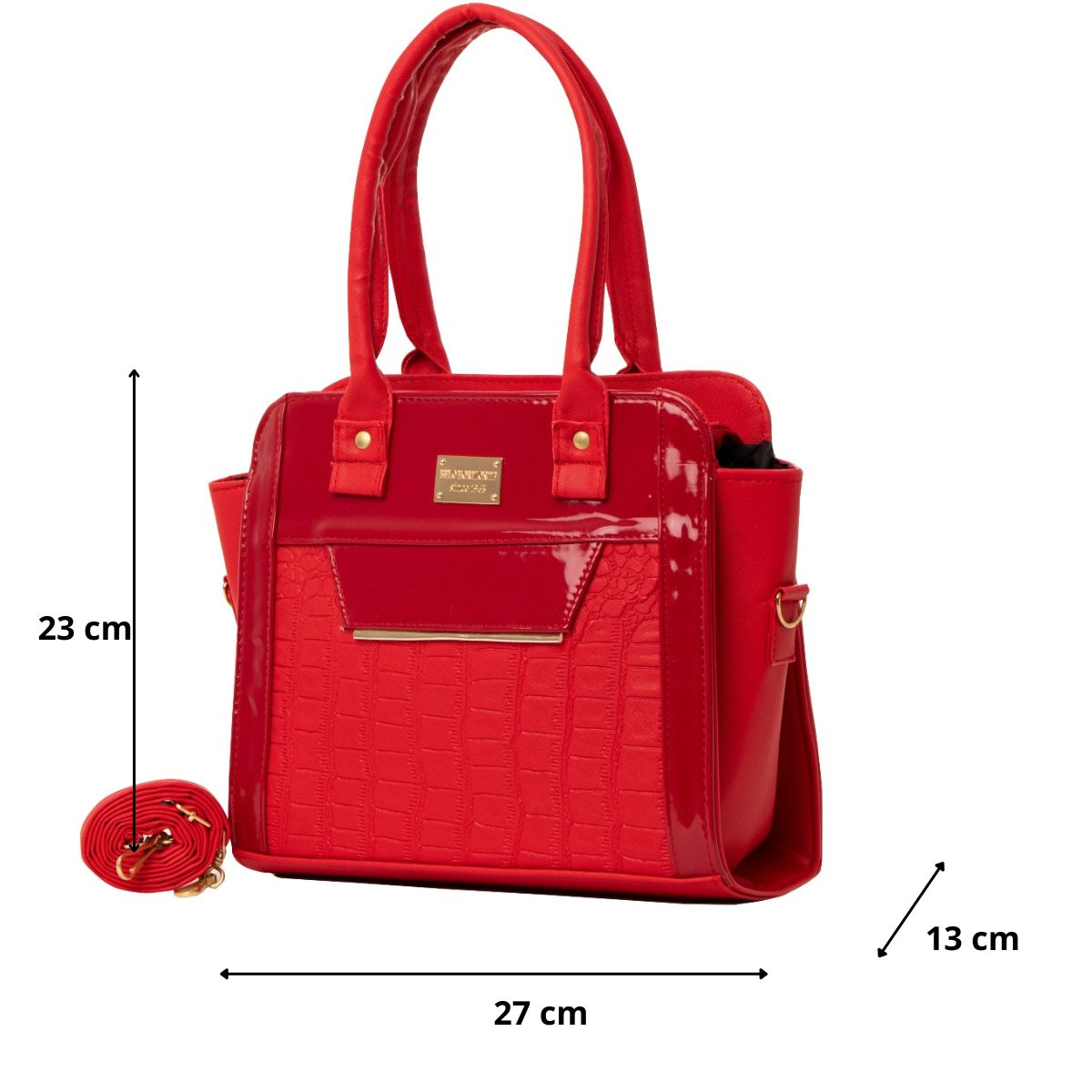 Foto 3 pulgar | Bolsa Para Mujer Fana Amira Color Rojo Premium M3742 !!!