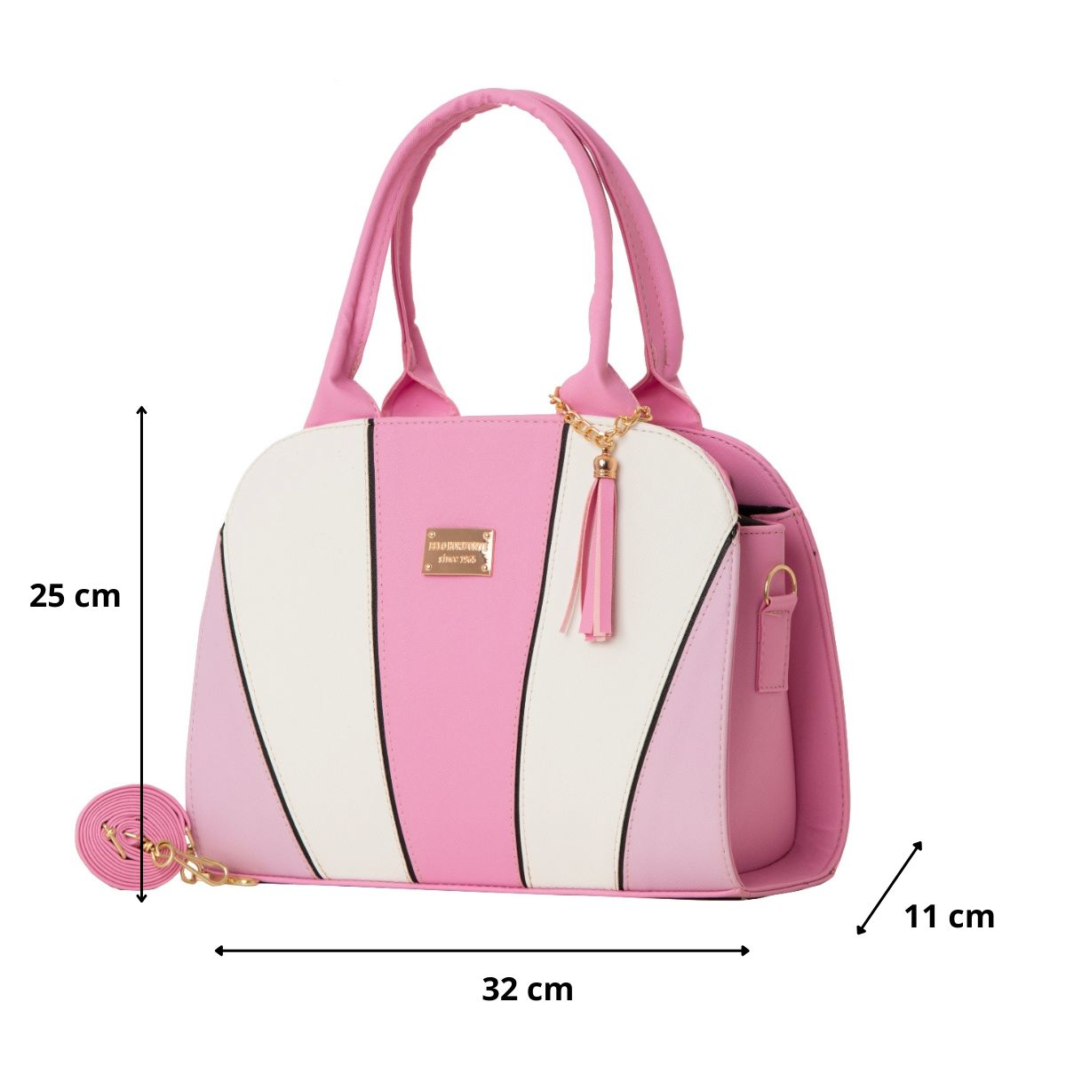 Foto 3 pulgar | Bolso De Mujer Fana Bruna Color Rosa Pétalo Preciosa M3815 !!!