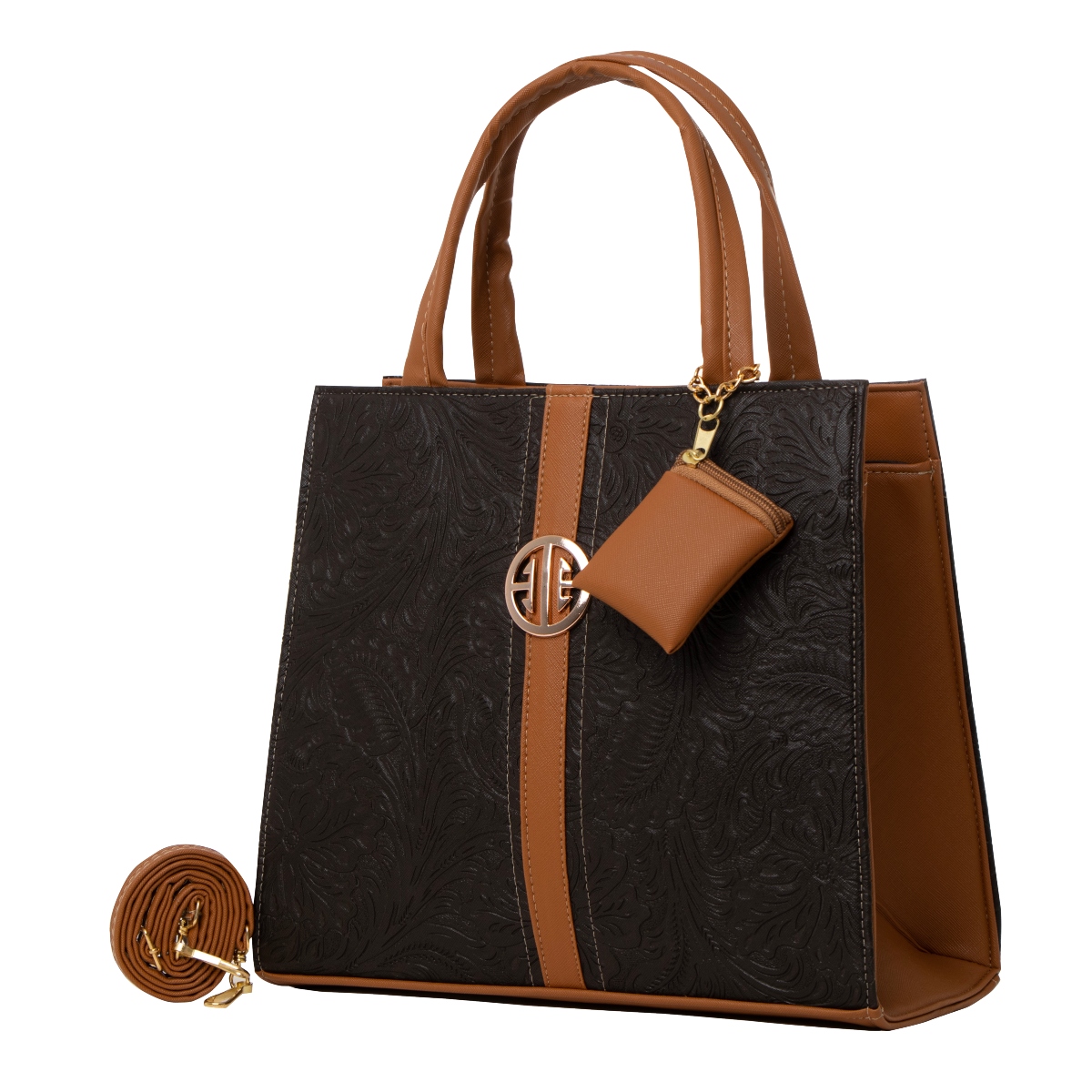 Foto 2 pulgar | Bolso De Mujer Fana Alola Color Café Elegante M3727 !!!