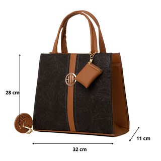 Foto 2 | Bolso De Mujer Fana Alola Color Café Elegante M3727 !!!