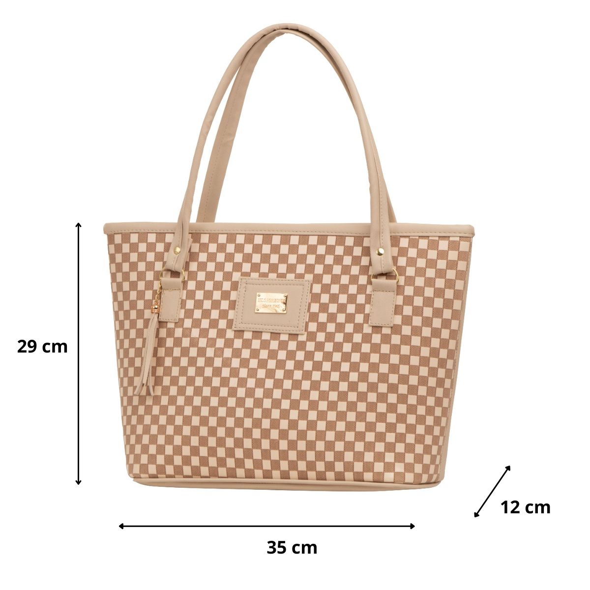 Foto 2 | Bolsa Para Mujer Fana Abisai Color Beige Sensacional M3786 !!!