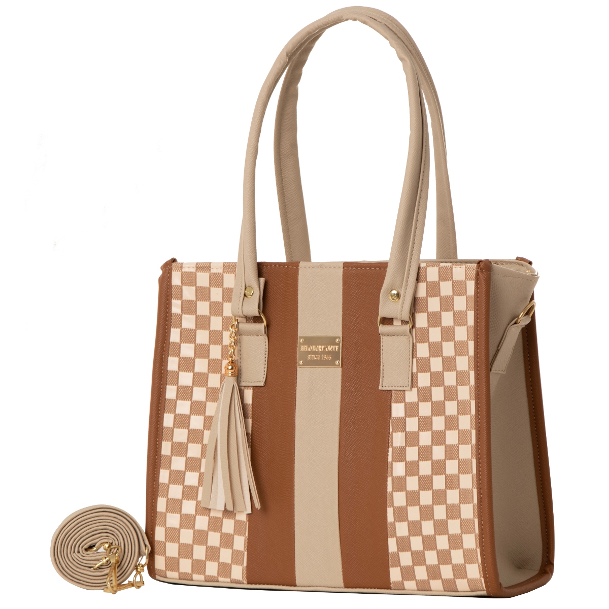 Foto 2 pulgar | Bolsa Para Mujer Fana Camila Color Beige Espectacular M3884 !!!