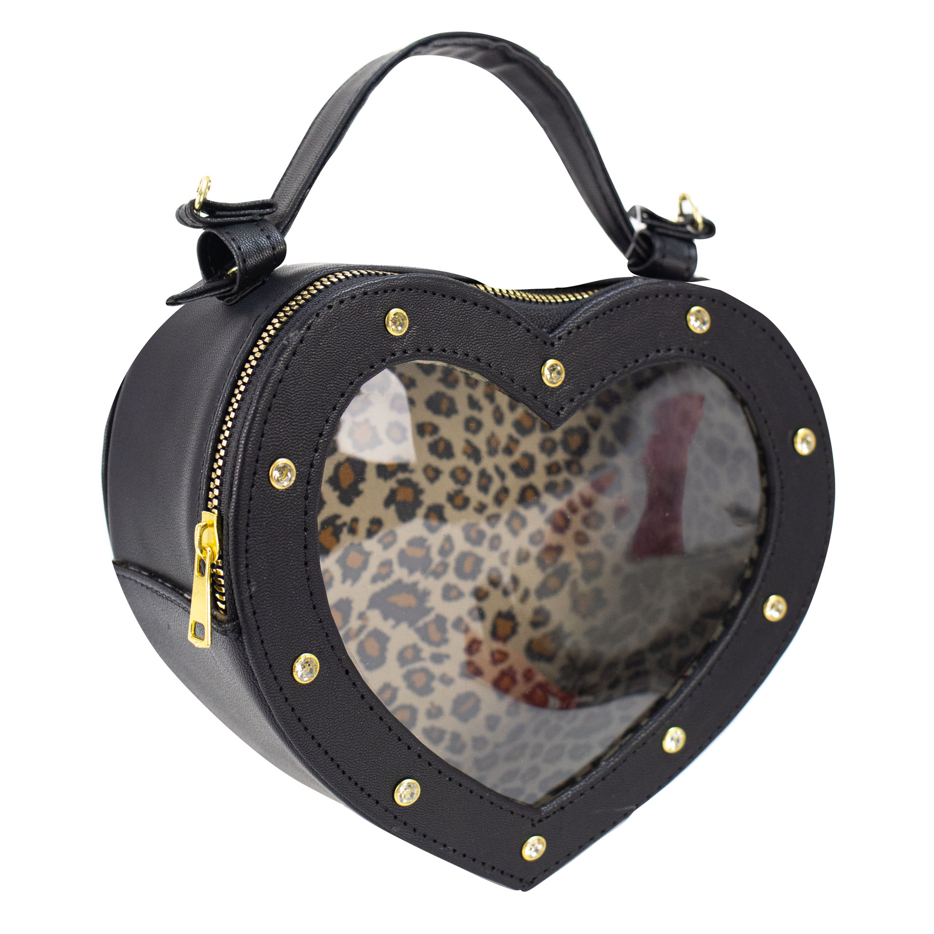 Foto 3 pulgar | Bolso Para Dama Negro Mica Leopardo Sintetico Yamilet Nueva Imagen