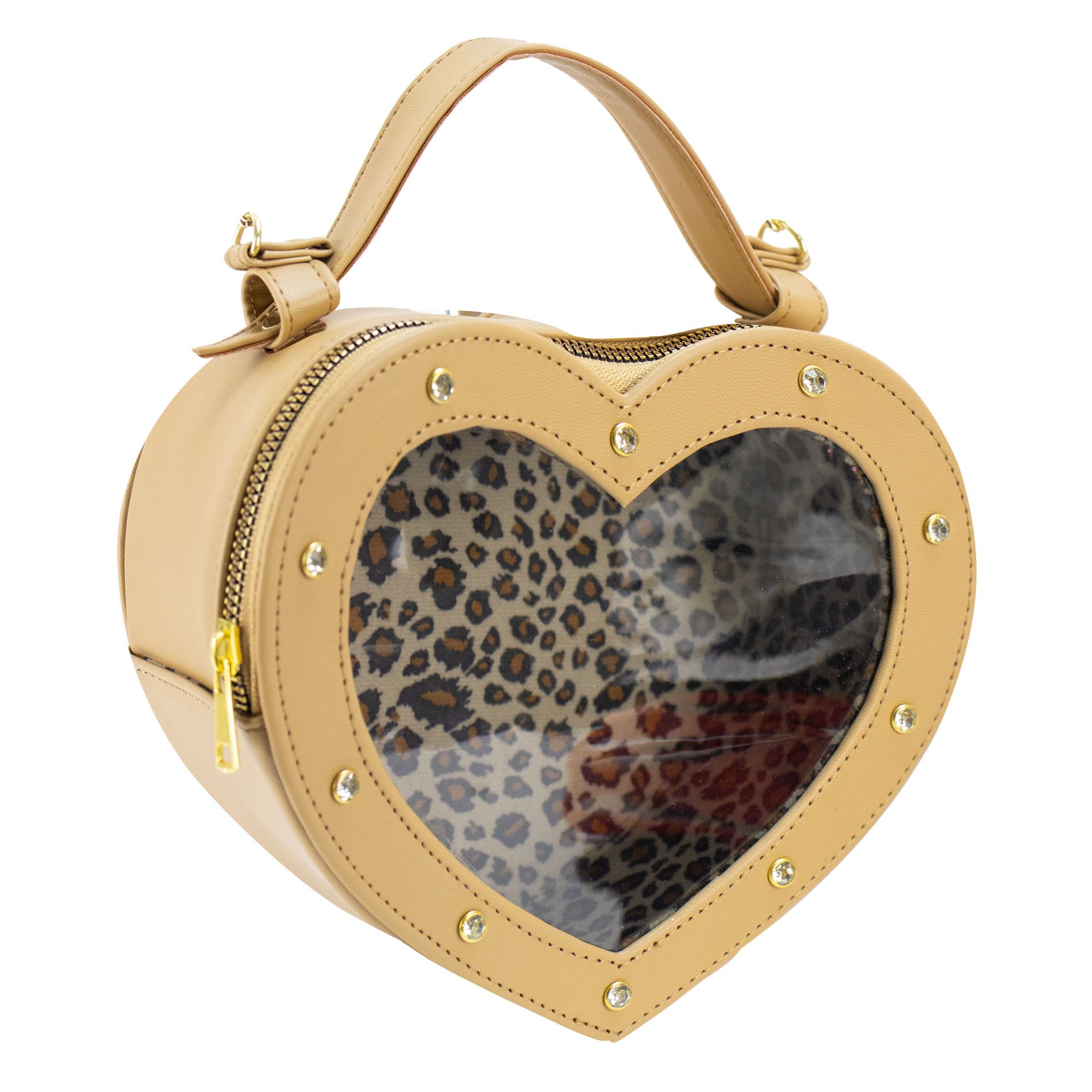Foto 2 | Bolso Para Dama Camello Mica Leopardo Sintetico Yamilet Nueva Imagen