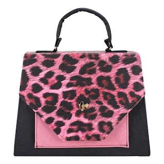 Foto 1 | Bolso Para Dama Rosa Leopardo Sintetico Melanie Nueva Imagen