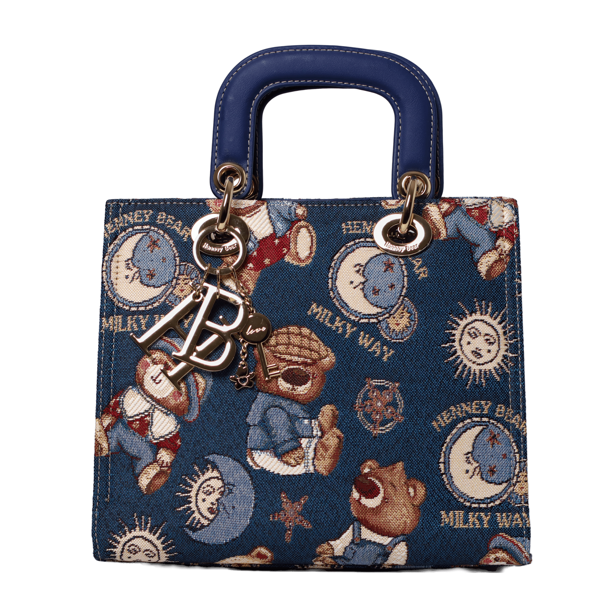 Foto 2 pulgar | Bolso De Mano Henney Bear H931 Milky Way