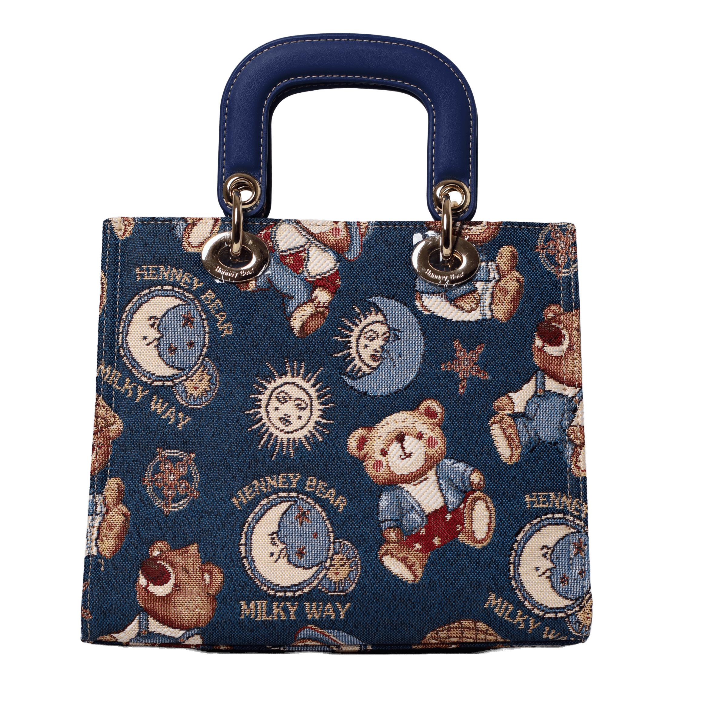 Foto 4 pulgar | Bolso De Mano Henney Bear H931 Milky Way