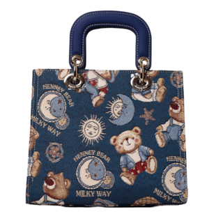 Foto 3 | Bolso De Mano Henney Bear H931 Milky Way