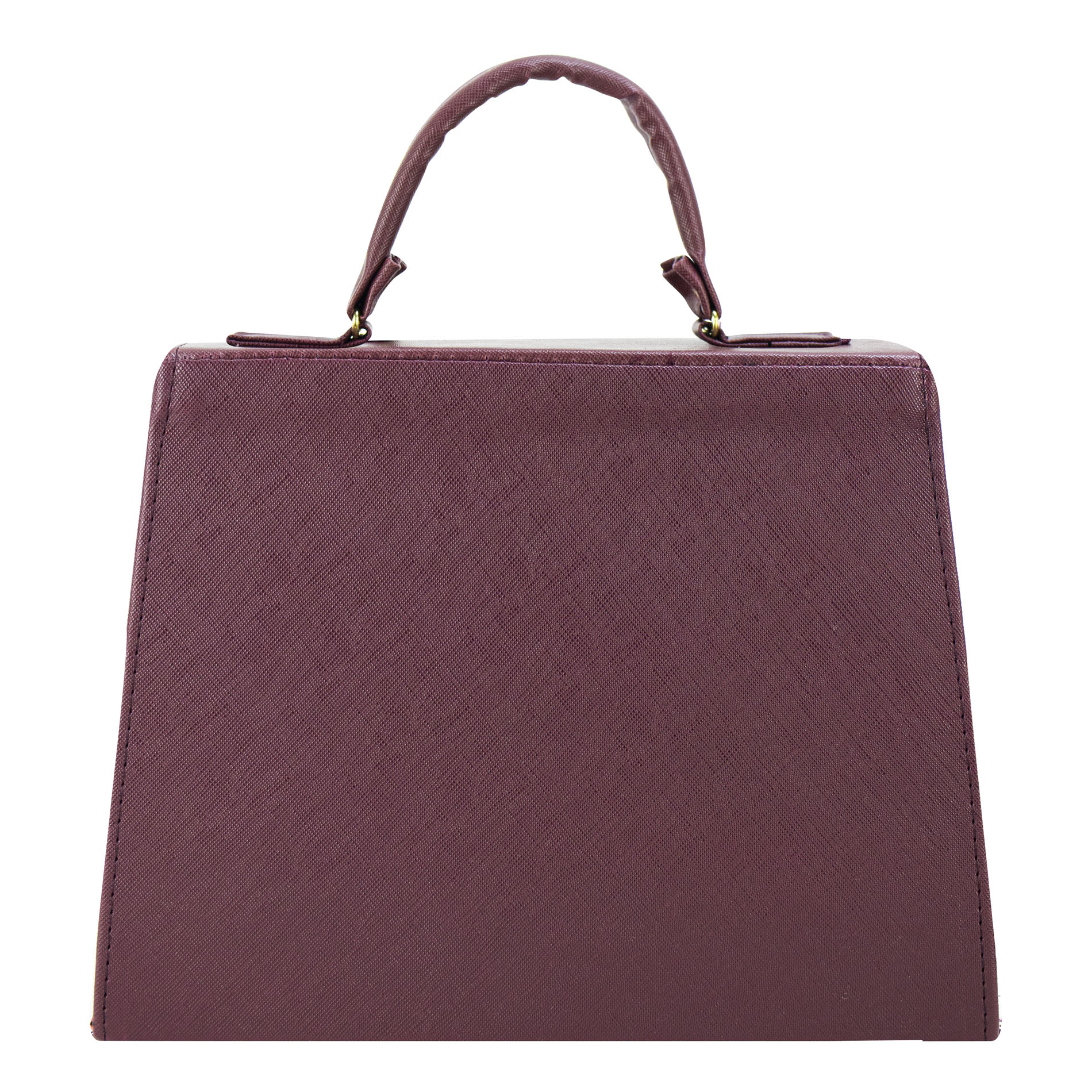 Foto 4 pulgar | Bolso Para Dama Vino Leopardo Cherry Sintetico Melanie Nueva Imagen