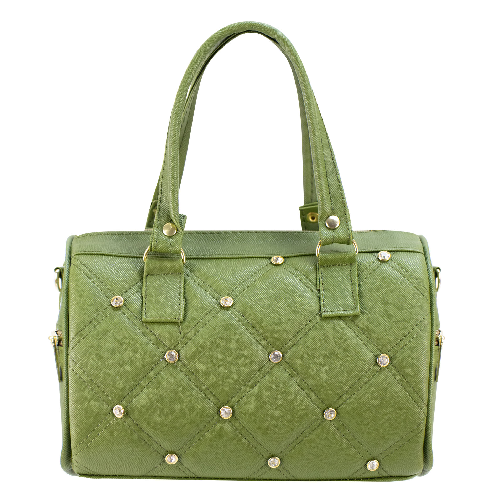 Foto 1 | Bolso Para Dama Verde Olivo Dapra Piedra Sintetico Kimberly Nueva Imagen