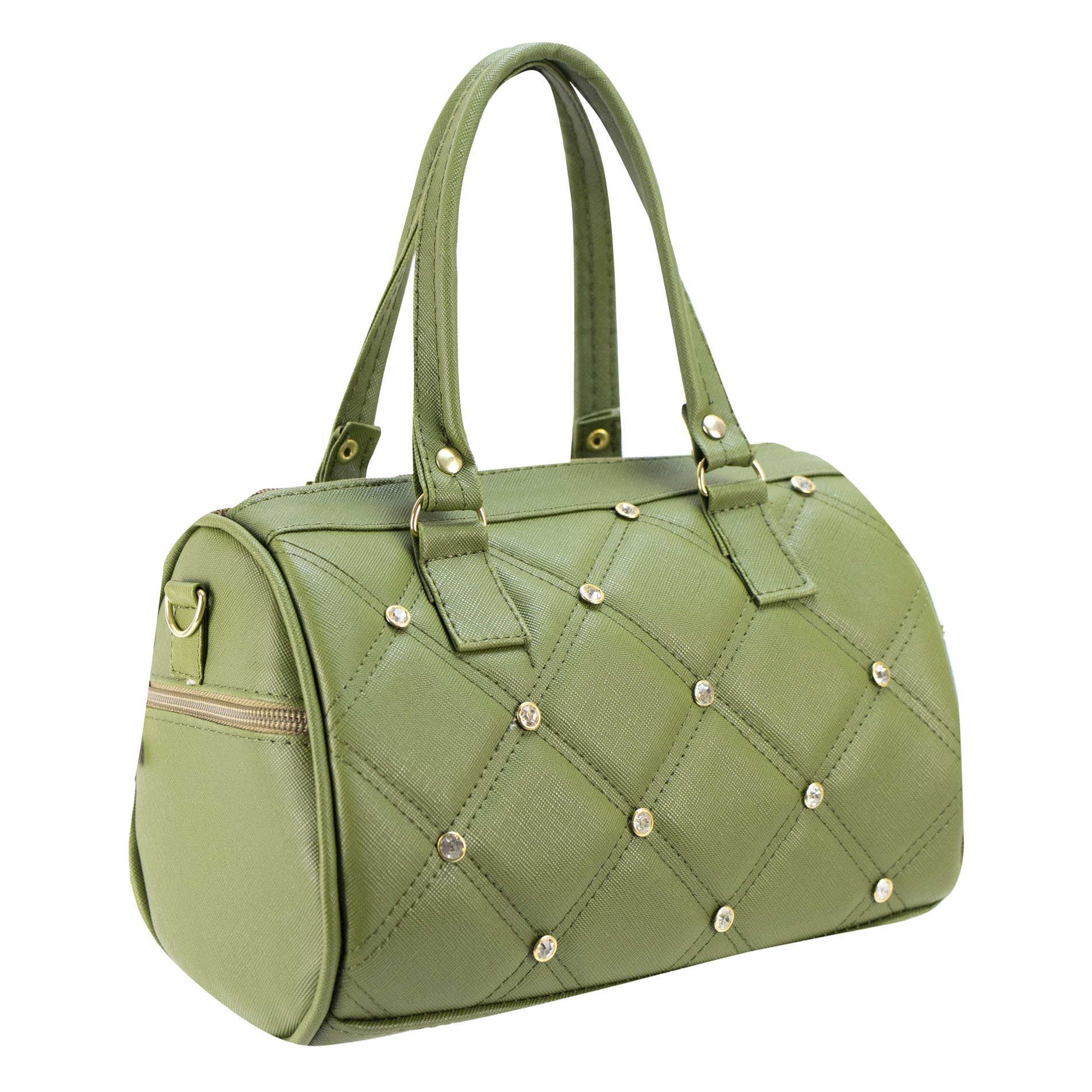 Foto 2 | Bolso Para Dama Verde Olivo Dapra Piedra Sintetico Kimberly Nueva Imagen