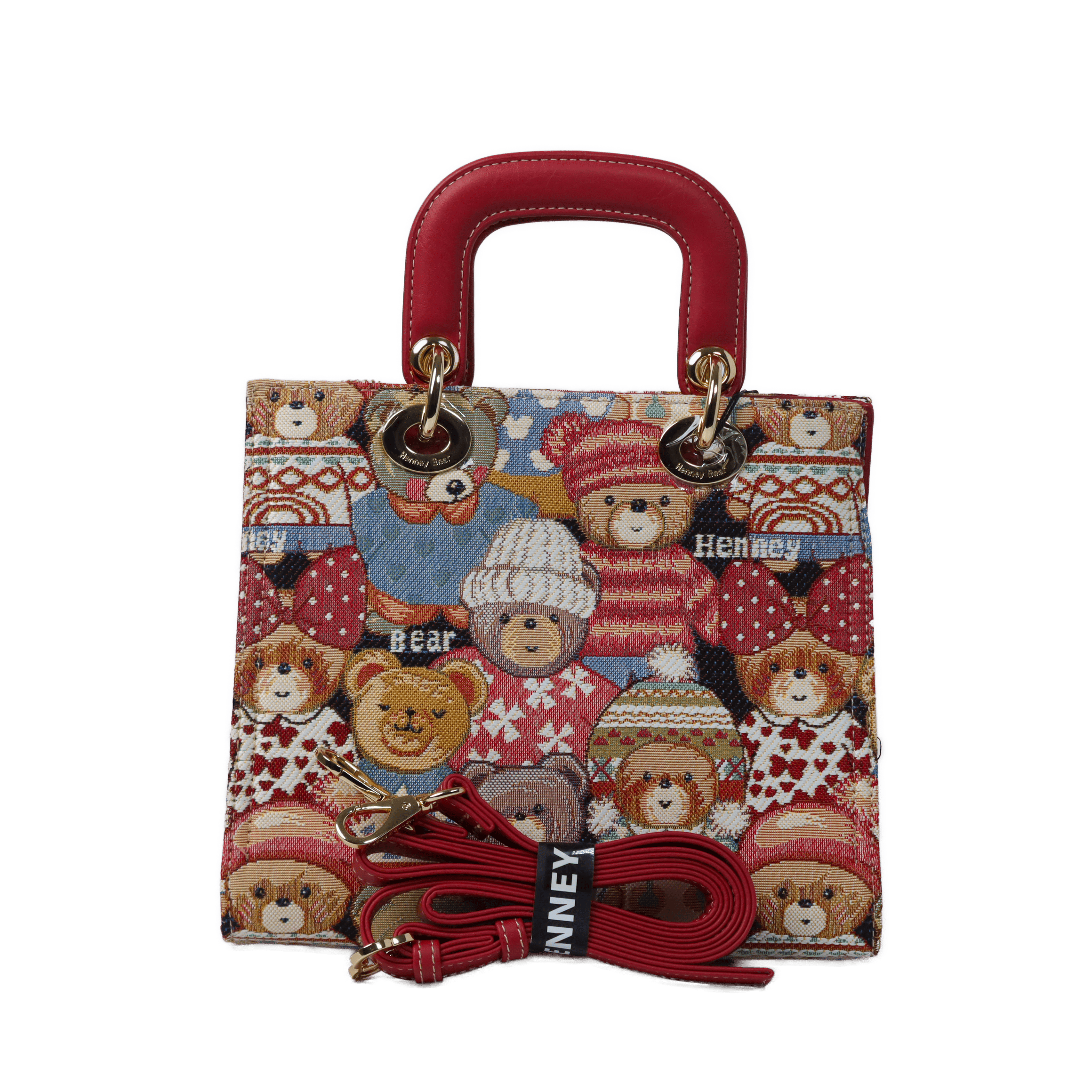 Foto 4 pulgar | Bolso De Mano Henney Bear H931 Cute Bear