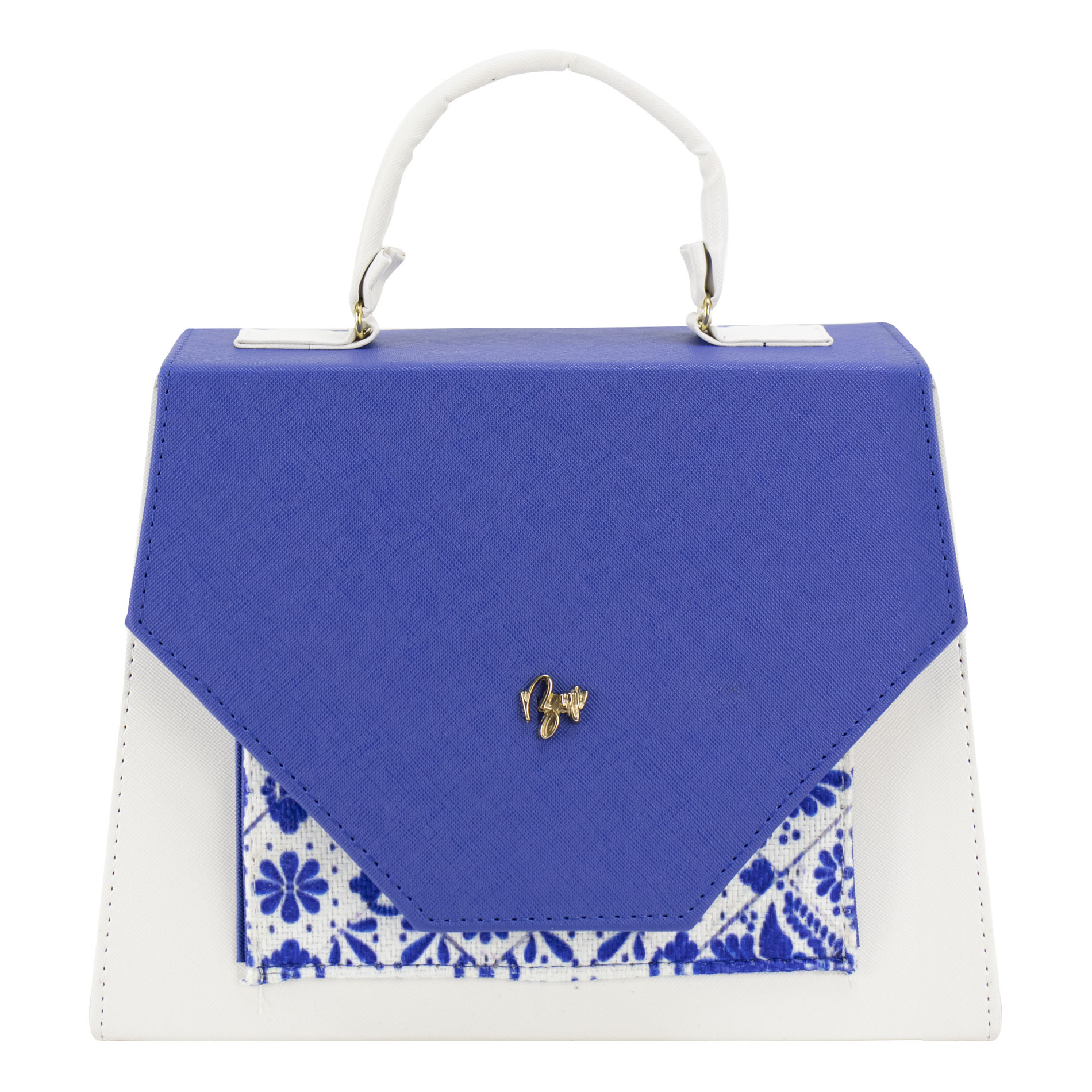 Foto 1 | Bolso Para Dama Azul Rey Yute Talavera Sintetico Melanie Nueva Imagen