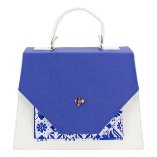 Foto 1 | Bolso Para Dama Azul Rey Yute Talavera Sintetico Melanie Nueva Imagen