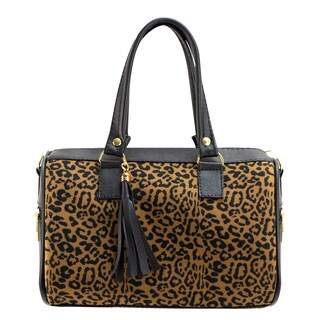 Foto 1 | Bolso Para Dama Negro Leopardo Felino Sintetico Kimberly Nueva Imagen