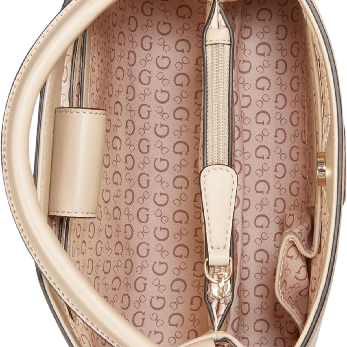 Foto 3 | Bolsa Para Dama Satchel Oakbank Taupe Guess