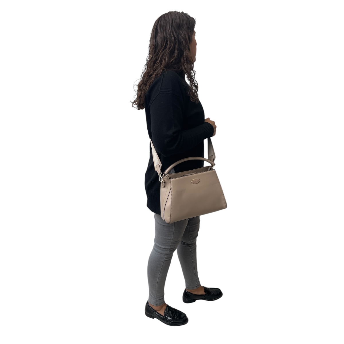 Foto 6 | Bolsa Para Dama Satchel Oakbank Taupe Guess