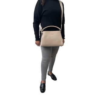 Foto 7 | Bolsa Para Dama Satchel Oakbank Taupe Guess
