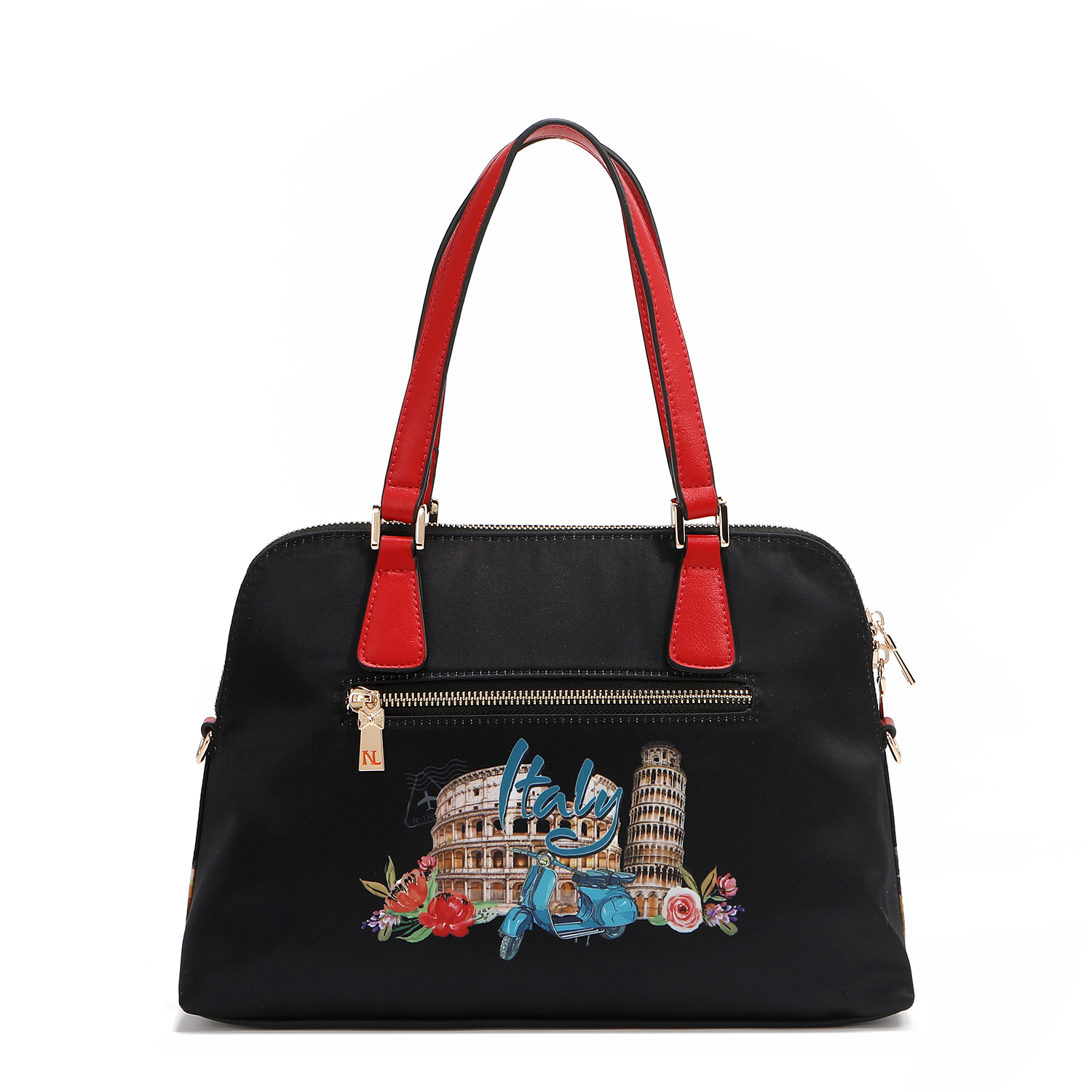 Foto 4 pulgar | Bolsa De Mano Nicole Lee Estampado Martha Travels