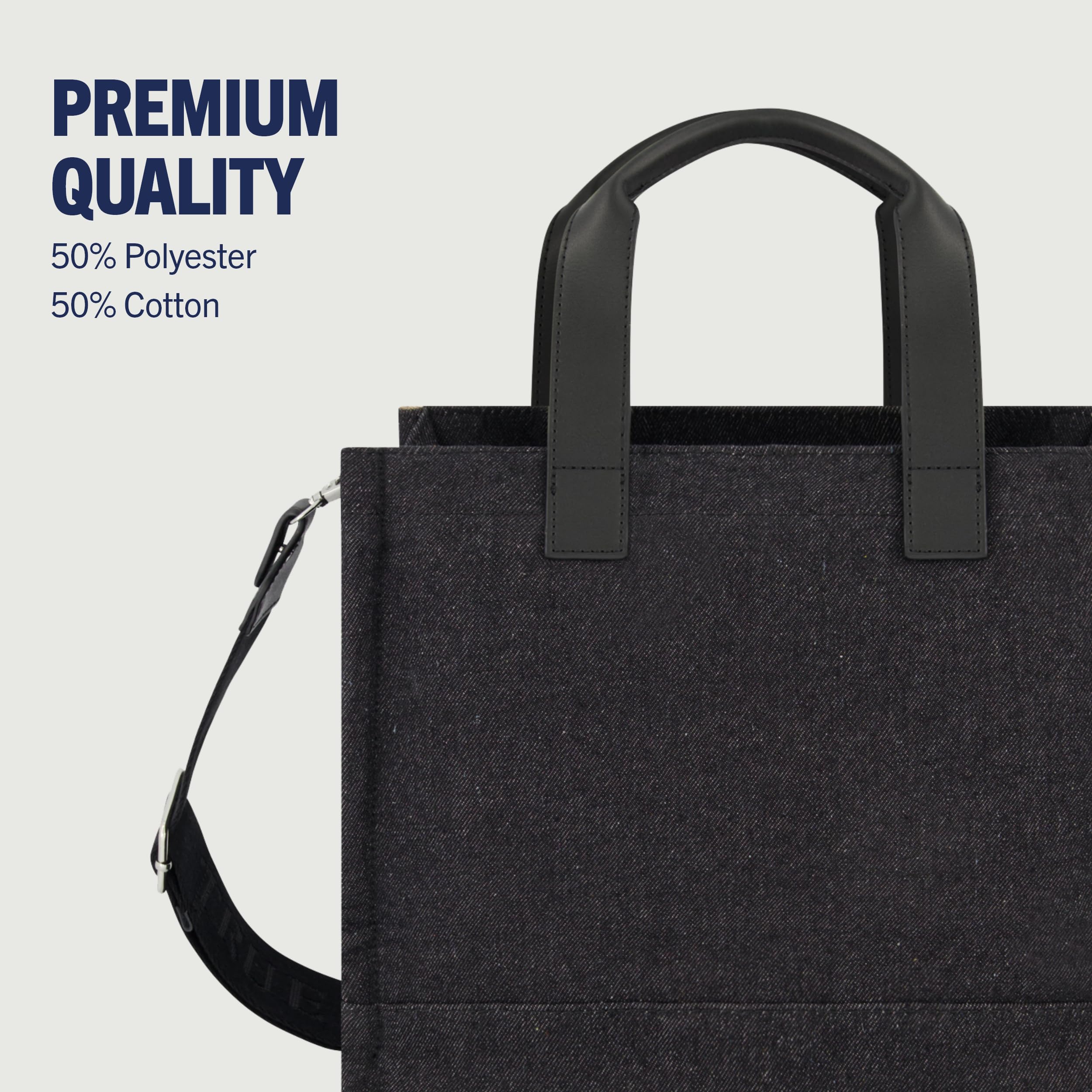 Foto 6 pulgar | Bolsa True Religion Tote Travel Shoulder Black Denim - Venta Internacional