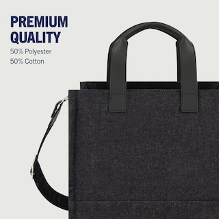 Foto 5 | Bolsa True Religion Tote Travel Shoulder Black Denim - Venta Internacional