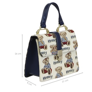 Foto 5 | Bolsa Henney Bear 179 Stripe Bear