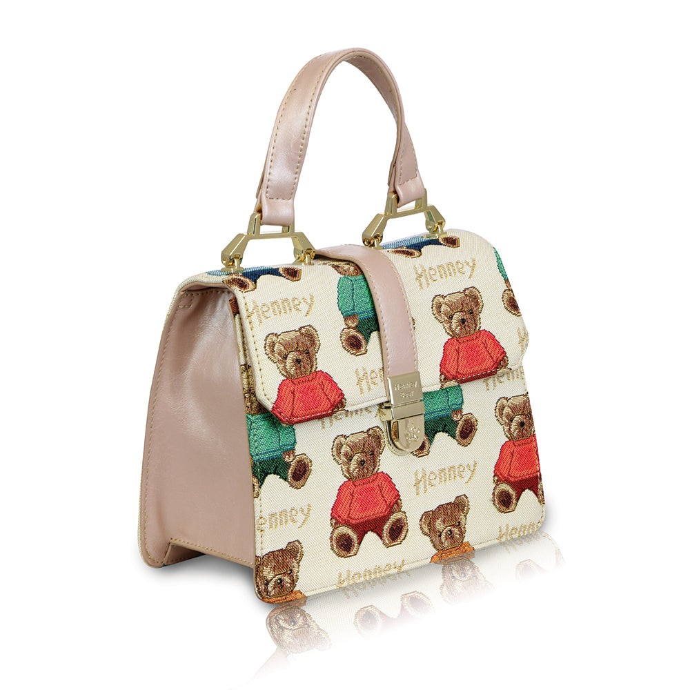 Foto 2 pulgar | Bolsa Henney Bear 179 Multicolor Bear