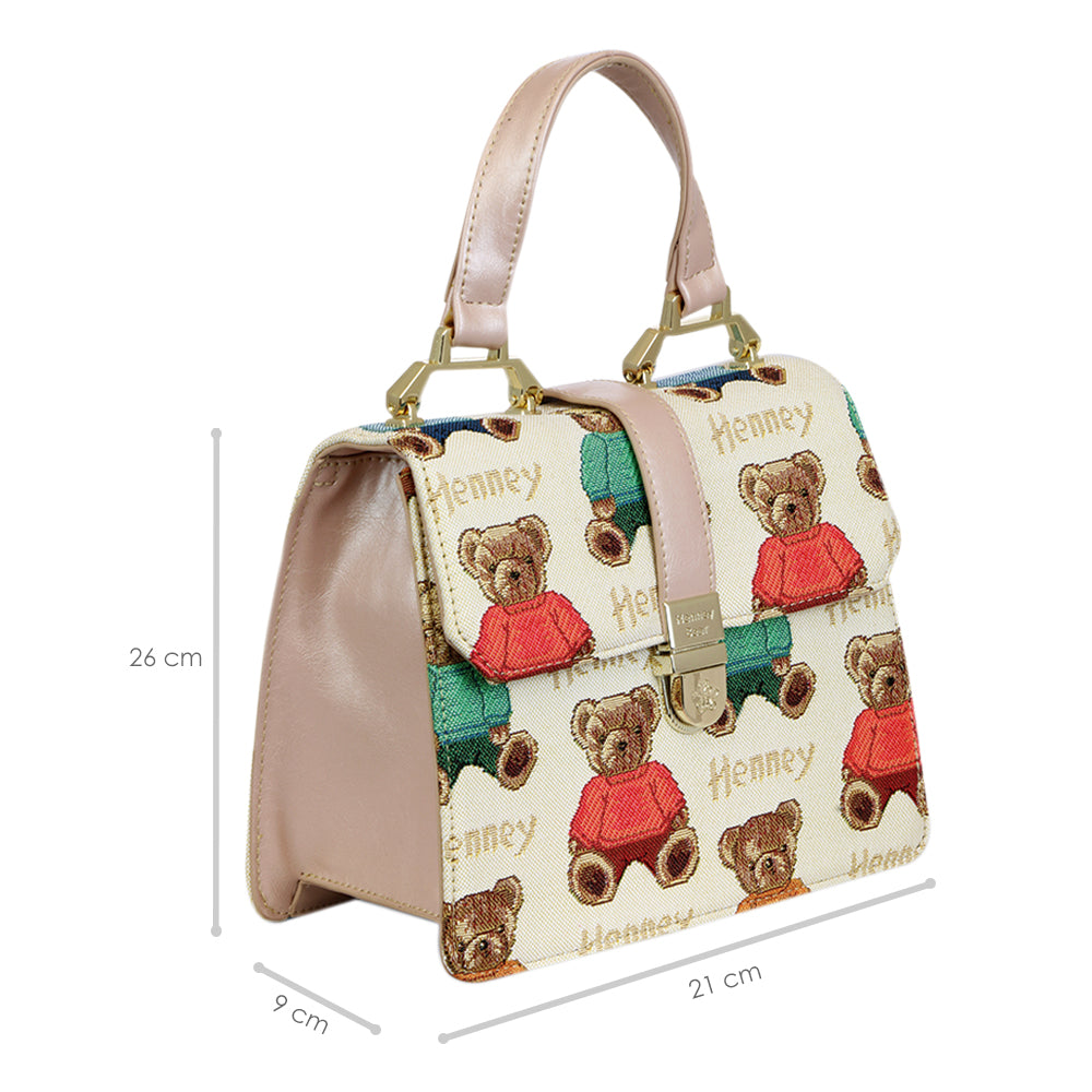 Foto 3 pulgar | Bolsa Henney Bear 179 Multicolor Bear