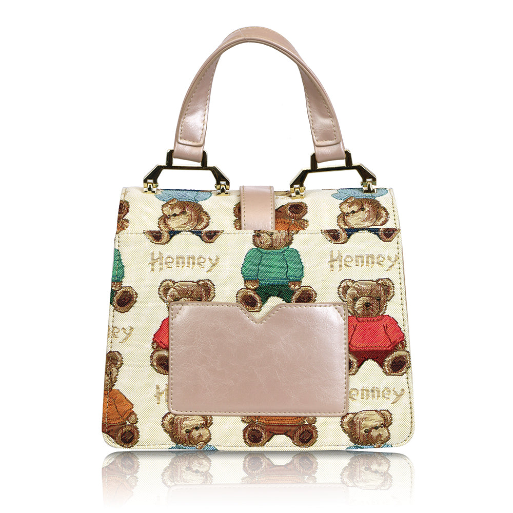 Foto 5 pulgar | Bolsa Henney Bear 179 Multicolor Bear
