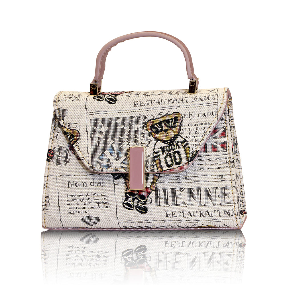 Foto 2 pulgar | Bolsa Henney Bear H-225 Newspaper