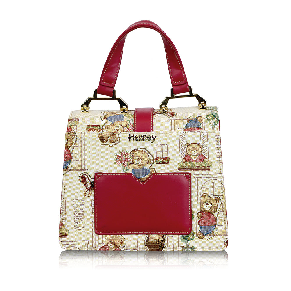 Foto 4 | Bolsa Henney Bear 179 Floral Bear