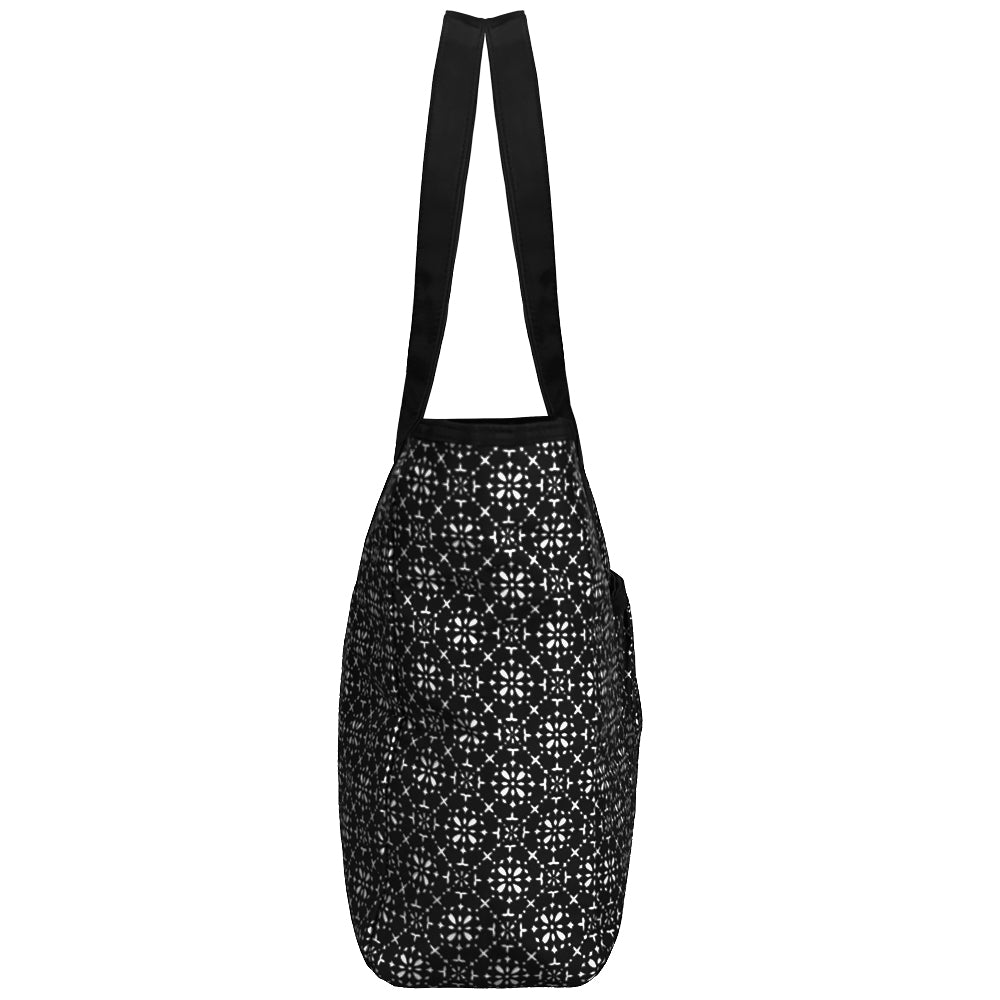 Foto 6 pulgar | Bolsa con Asas SQbags Black & White