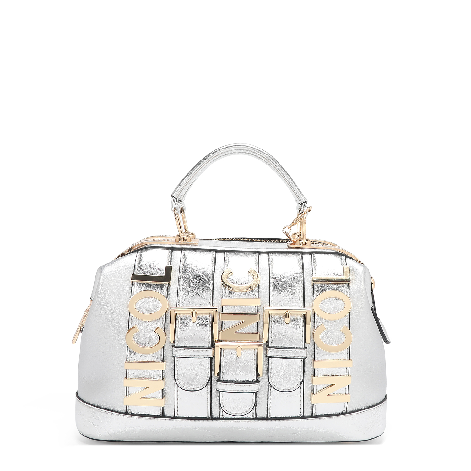 Bolsa De Mano Nicole Lee C/cinturon De Hebilla Metálica