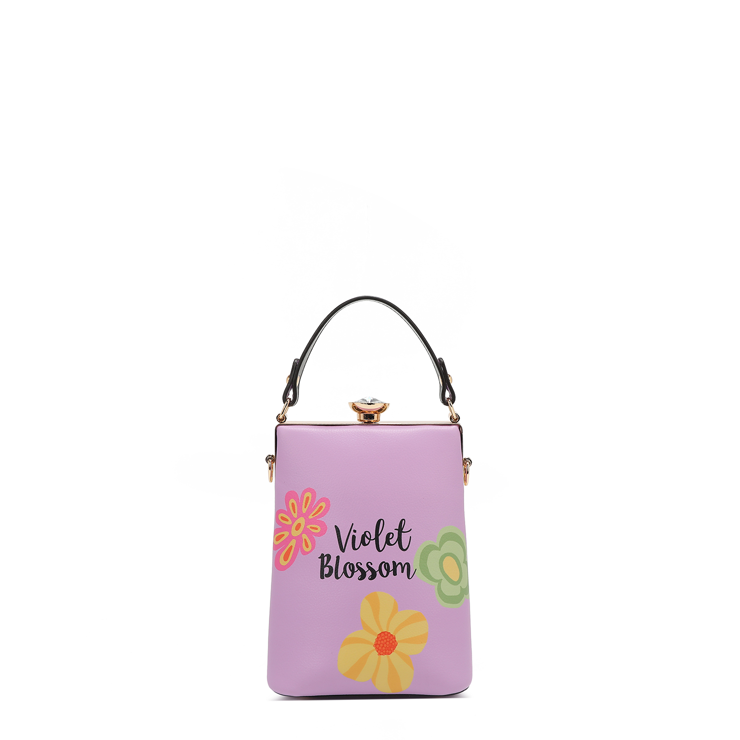 Foto 3 pulgar | Bolsa De Mano Nicole Lee Estampada Violet Blossom