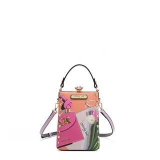 Foto 3 | Bolsa De Mano Nicole Lee Estampada Violet Blossom