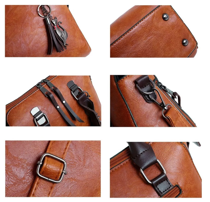 Foto 4 | Set 4 Bolsas Xtellar Mujer Moda  Roja