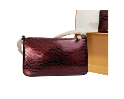Foto 4 | Bolsa Michael Kors Medium Pouch And Card Case Gift Set 35f4ggzd6m Color Vino
