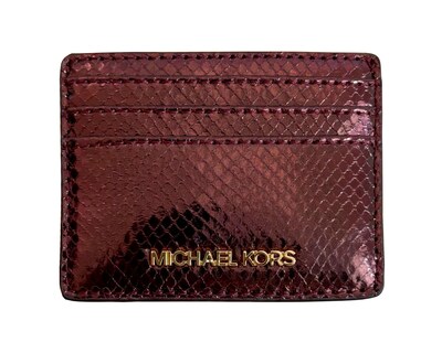 Foto 5 | Bolsa Michael Kors Medium Pouch And Card Case Gift Set 35f4ggzd6m Color Vino