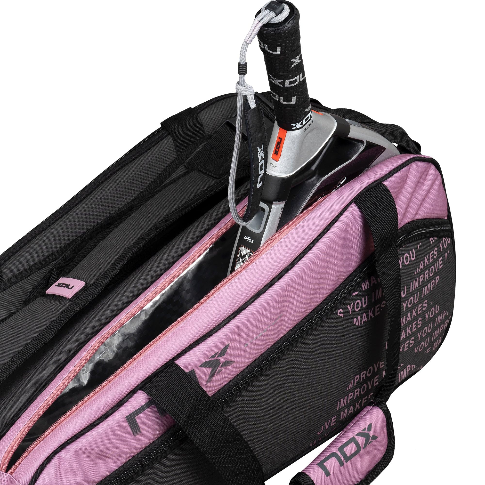 Foto 7 pulgar | Paletero De Pádel Nox Street Series Thermotech Para Hombre Gris/rosa - Venta Internacional.
