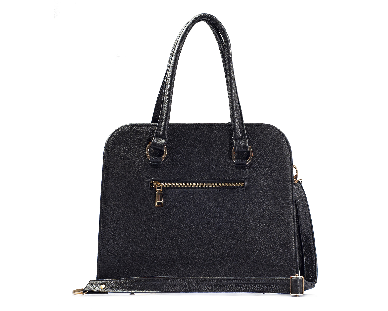 Foto 3 | Bolso Tote A Ángelozano De Piel Vacuna Con Telar Étnico, Modelo Camila