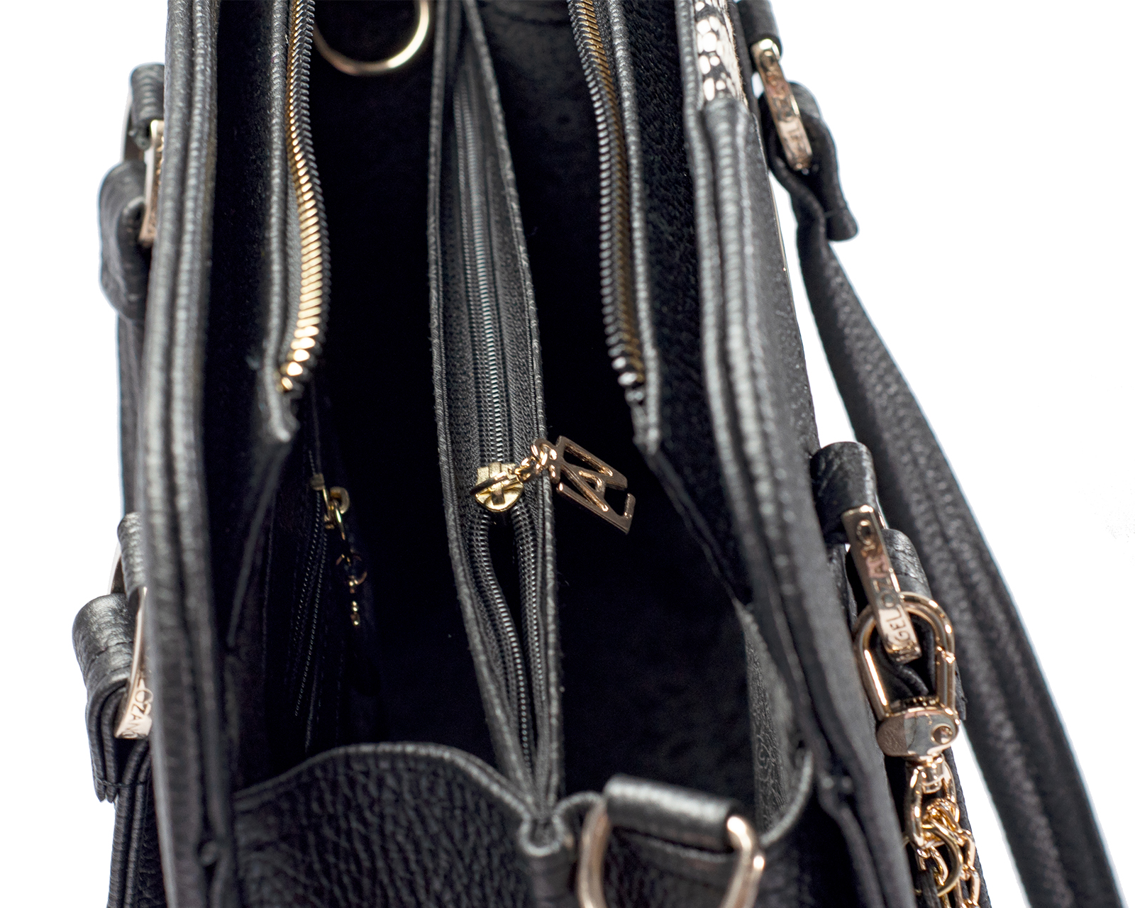 Foto 5 | Bolso Tote A Ángelozano De Piel Vacuna Con Telar Étnico, Modelo Camila