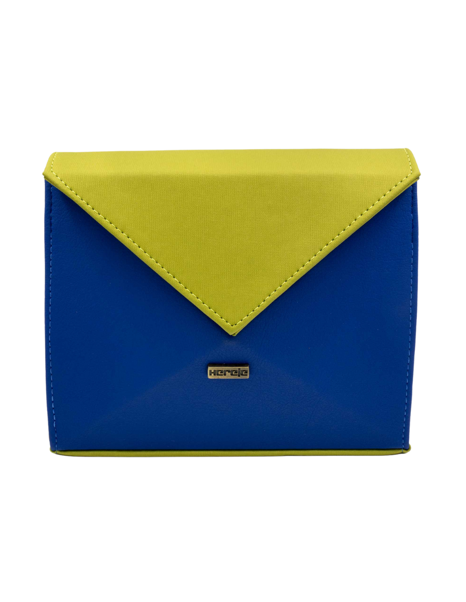 Bolso De Mano Nina Verde Azulada Hereje Para Dama