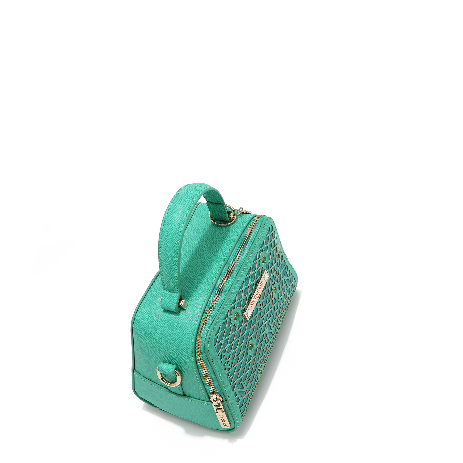 Foto 4 pulgar | Bolsa De Mano De Nicole Lee De Corte Laser Y Pedrería